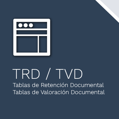 Registro de convalidación de TVD y TRD